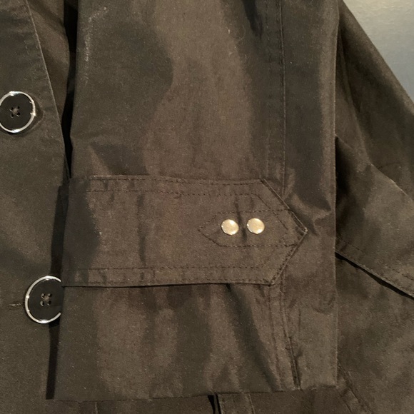 Weathertamer Black Trench coat , Size M - Picture 7 of 7